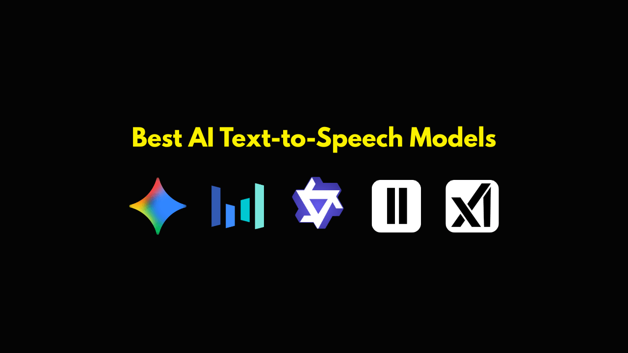 5 Best AI Text to Speech Models Right Now