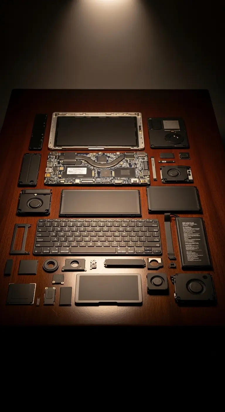 Assembling a Macbook