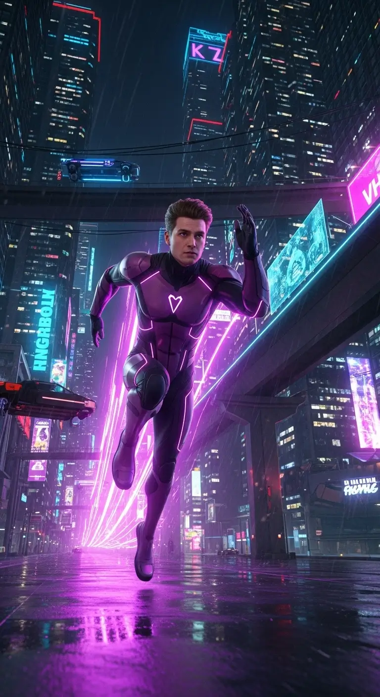 Speeding Super Hero